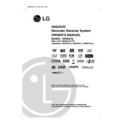 LG HR902TA-P01 Manuel du propriétaire | Fixfr