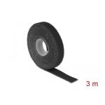 DeLOCK 18711 Velcro tape on roll L 5 m x W 13 mm black Fiche technique