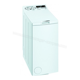 Siemens WP12T284FF Washing machine Manuel utilisateur | Fixfr