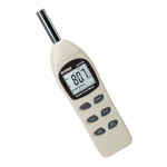 Extech Instruments 407730 Digital Sound Level Meter Manuel utilisateur