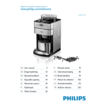 Philips HD7753/00 Grind &amp; Brew Cafeti&egrave;re Manuel utilisateur