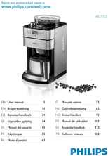 Philips HD7753/00 Cafetière: avec IA Chat & PDF | Fixfr