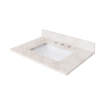 Avanity QUT31CO-RS 31 in. W x 22 in. D Quartz Vanity Top sp&eacute;cification