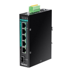 Trendnet RB-TI-PG541i 6-Port Hardened Industrial Gigabit PoE+ Layer 2 Managed DIN-Rail Switch Manuel utilisateur