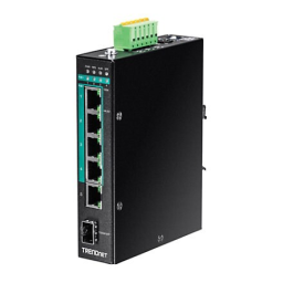 Trendnet RB-TI-PG541i 6-Port Hardened Industrial Gigabit PoE+ Layer 2 Managed DIN-Rail Switch Manuel utilisateur | Fixfr