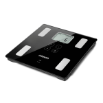 Omron Healthcare HBF-222T-EBK VIVA Digital Scale Manuel utilisateur