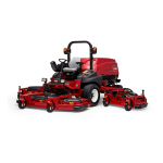 Toro Groundsmaster 5900 Rotary Mower Riding Product Manuel utilisateur