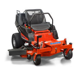 Simplicity SIMPLICITY / MASSEY / SNAPPER ZTR SERIES Manuel utilisateur | Fixfr