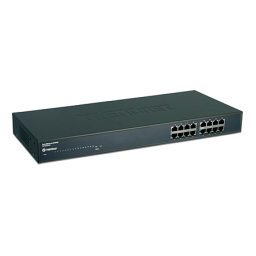 Trendnet TE100-S16 16-port 10/100Mbps NWay Switch (Rack Mount) Manuel utilisateur | Fixfr