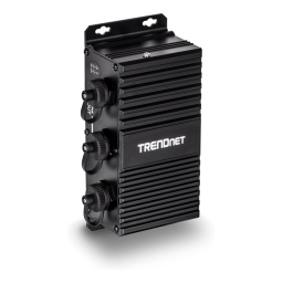 Trendnet RB-TI-EU120 2-Port Industrial Outdoor Gigabit UPoE Extender Fiche technique | Fixfr