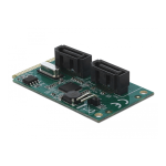 DeLOCK 95264 Mini PCIe Converter to 2 x SATA Fiche technique