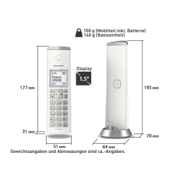 Panasonic KX-TGK220FR : Assistance IA & PDF | Fixfr