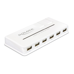 DeLOCK 61857 USB 2.0 External Hub 10 Port Fiche technique | Fixfr