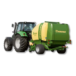 Krone Fortima F 1250 (MC); Fortima F 1600 (MC); Fortima V 1500 (MC); Fortima V 1800 (MC) Mode d'emploi | Fixfr