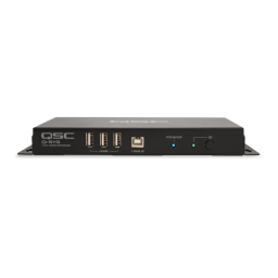 QSC I/O-USB Bridge Guide de démarrage rapide | Fixfr
