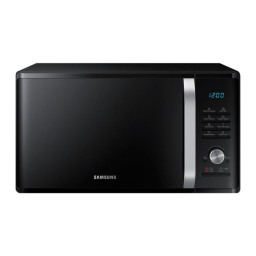 Manuel du propriétaire | Samsung MS28J5255UB MICRO-ONDES Manuel utilisateur | Fixfr