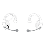 Shure BRH44xM Broadcast Headset Mode d'emploi