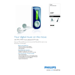 Philips SA4115/02 Baladeur audio &agrave; m&eacute;moire flash Manuel utilisateur