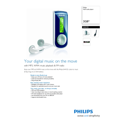 Philips SA4115/02 Manuel utilisateur | Fixfr