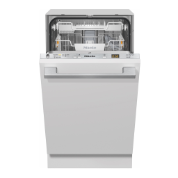 Miele G 5481 SCVi SL Active Lave-vaisselle totalement intégrable 45 cm la qualité éprouvée à un premier prix avantageux. Manuel utilisateur | Fixfr