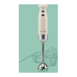 Gorenje HBX603RL Blanc Mixeur Product fiche | Fixfr