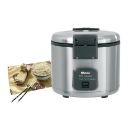 Bartscher A150513 Rice cooker 8L Mode d'emploi | Fixfr