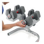 Bowflex 445 Adjustable Dumbbells and Stand Manuel utilisateur