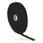 DeLOCK 18712 Velcro tape on roll L 10 m x W 13 mm black Fiche technique