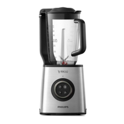 Philips HR3752/00 Mixeur sous vide à haute vitesse Manuel utilisateur | Fixfr