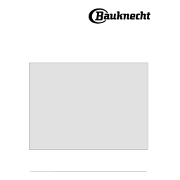 Bauknecht GSI 5510/1 SW Dishwasher Manuel utilisateur | Fixfr