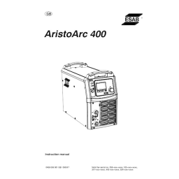 ESAB AristoArc 400 Manuel utilisateur | Fixfr
