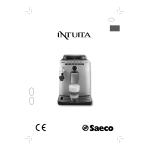 Saeco HD8750/81 Saeco Intuita Machine espresso Super Automatique Manuel utilisateur
