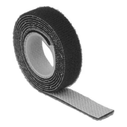 DeLOCK 18717 Velcro tape on roll L 1 m x W 13 mm red Fiche technique | Fixfr