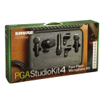 Shure PGAkit Studio Microphone Kit Mode d'emploi