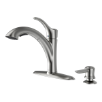 American Standard 9391.301.075 Soltura 1 Handle Pull Down High Arc Kitchen Faucet Manuel utilisateur