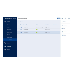 ACRONIS Cyber Backup 12.5 Mode d'emploi | Fixfr