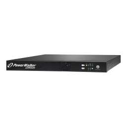 PowerWalker VFI 1000 R1U Guide Rapide | AI Chat | Fixfr