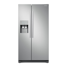 Samsung RS50N3403SA Amerikaanse koelkast (501L) Manuel utilisateur | Fixfr