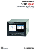 Socomec DIRIS Q800 Operating instrustions | Fixfr
