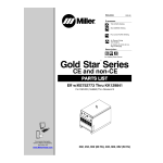 Miller GOLDSTAR 852 Manuel utilisateur