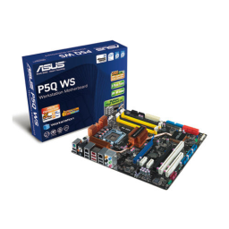 Asus P5Q WS Servers & Workstation Manuel utilisateur | Fixfr