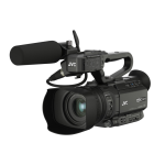 JVC GY-HM250E Compact live streaming 4K camcorder Mode d'emploi
