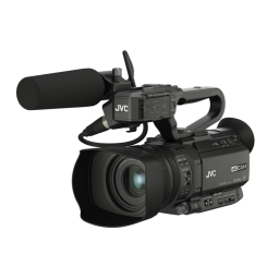 JVC GY-HM250E Compact live streaming 4K camcorder Mode d'emploi | Fixfr