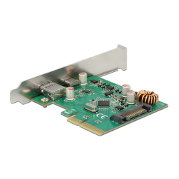 DeLOCK 89562 PCI Express x4 Card > 1 x external USB Type-C™ female + 1 x external USB 3.1 Gen 2 Type-A female Fiche technique | Fixfr