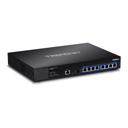 Trendnet RB-TEG-7080ES 8-Port 10G EdgeSmart Switch Manuel utilisateur | Fixfr