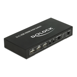 DeLOCK 11421 HDMI KVM Switch 2 x Fiche technique | Fixfr