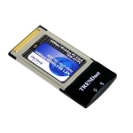 Trendnet TEW-421PC 54Mbps 802.11g Wireless PC Card Manuel utilisateur
