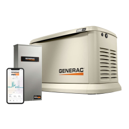 Generac 24 kW G0072101 Standby Generator Manuel utilisateur | Fixfr