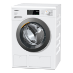 Miele WED 665 WCS TDos &amp; 8kg Lave-linge &agrave; chargement frontal W1 Manuel utilisateur