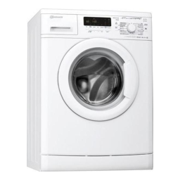 Bauknecht WA STAR 1500 Washing machine Manuel utilisateur | Fixfr